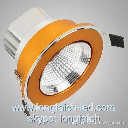 Multi-color housing COB LED ceiling light